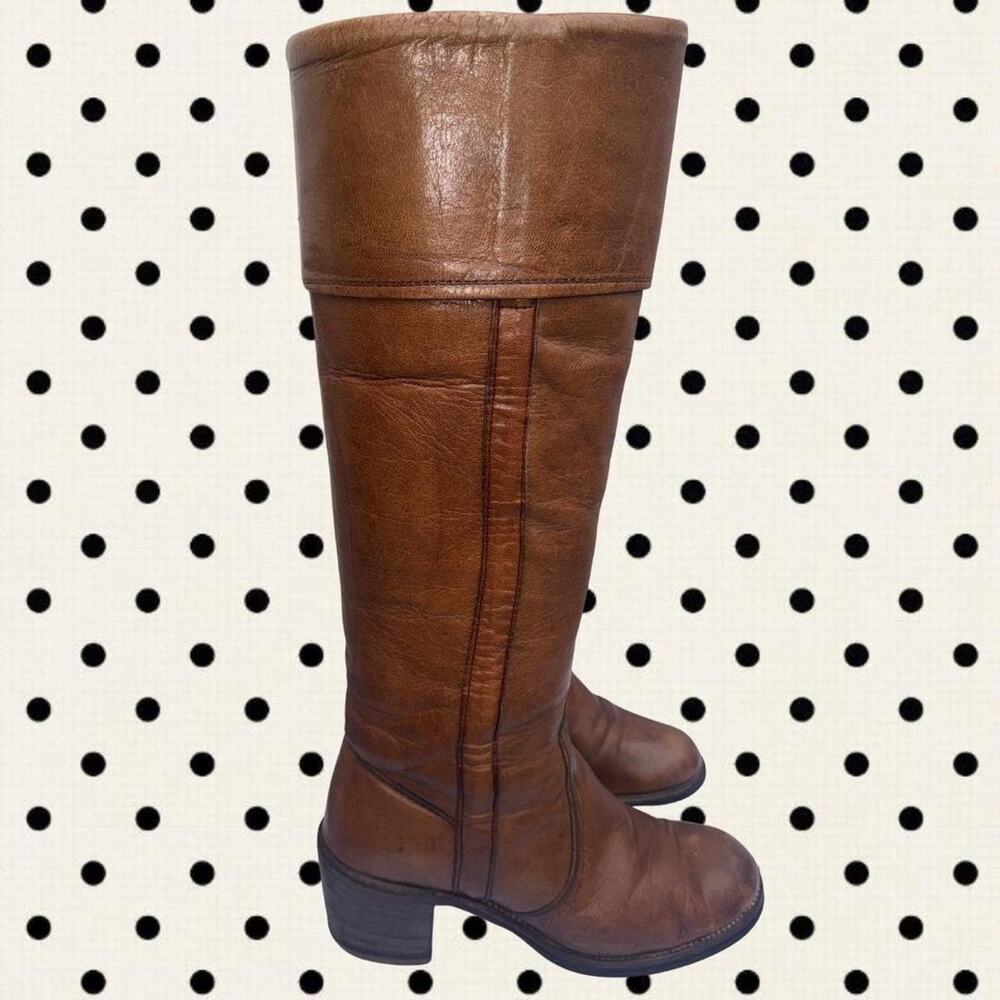 Vintage 1970s frye black label boots